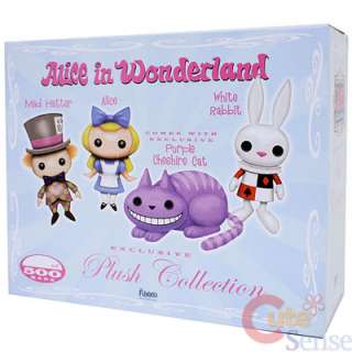 Funko Alice in Wonderland Plush Doll Set (4pc)   Limited Edition 