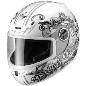 Scorpion Ann EXO 400 Street Motorcycle Helmet   Pearl White / X Small
