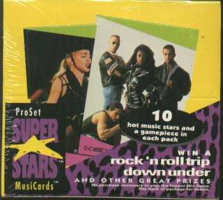Superstar Music 2 Rock Pop Trading Card Case Bx #240x10  