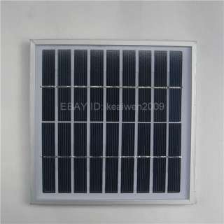   3W solar panel solar power DC 6v battery solar charge led light best