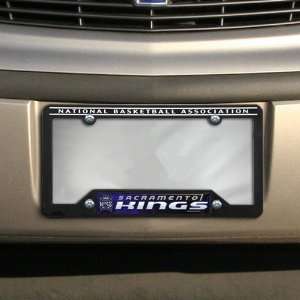  NBA Sacramento Kings Black Plastic License Plate Frame 