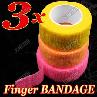 3pcs Protective Flex Finger Bandage Wrap Tape for Professional Nail 