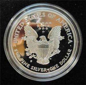 2000 P SILVER U.S. AMERICAN EAGLE $1 DOLLAR COIN **PROOF** ( 1oz 