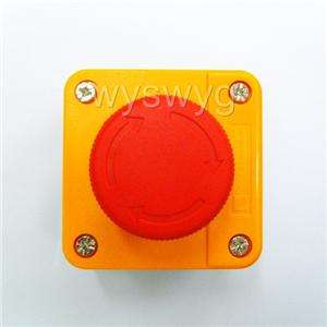 Weatherproof Emergency STOP Push button on off switch  