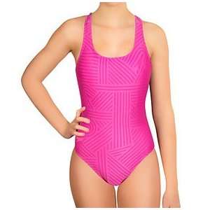   Ocean Circuit Drop Back One Piece Womens Swimsuit