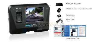 Car black box VisionDrive VD 3000 vehicle mobile DVR LCD Monitor 4GB 