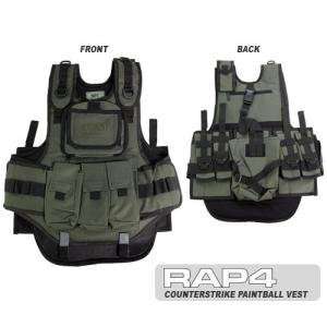  Counterstrike Paintball Vest (Olive Drab) Sports 