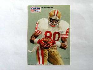 1991 PRO SET JERRY RICE   ALL NFC TEAM #379  