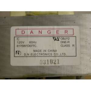  Universal Microwave Transformer Part Number 6170W1D077C 