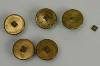 Antique Brass & Glass Buttons   Bishops Robes OMI Cda  