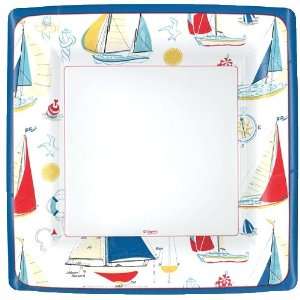  Ship to Shore 10 inch Square Paper Plate