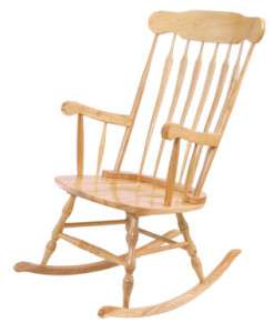 KidKraft Hill Country Adult Wood Rocking Chair Natural  