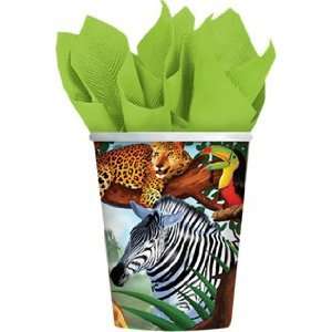  Safari Party Paper Cups Toys & Games