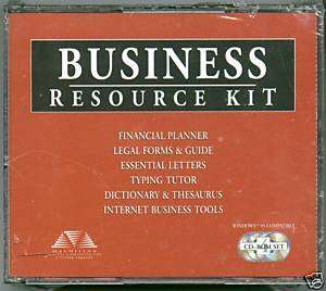 CD ROM SET BUSINESS RESOURCE KIT by MACMILLAN  
