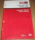 Case IH T140 T152 T160 Rotary Tiller Operators Owners Manual Parts 