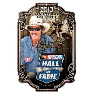 Richard Petty NASCAR Hall of Fame 11x17 Wood Sign  Sports 