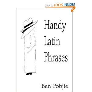  Handy Latin Phrases (9781411624733) Ben Pobjie Books