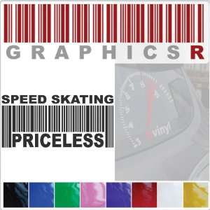   Barcode UPC Priceless Speed Skating Skater Skate Olypics A758   Pink