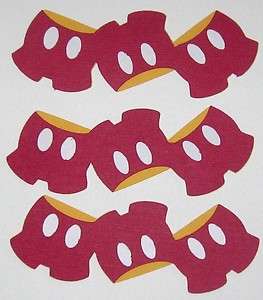   Mickey Mouse Pants 3 pc Scrapbooking Card Border Embellishments  