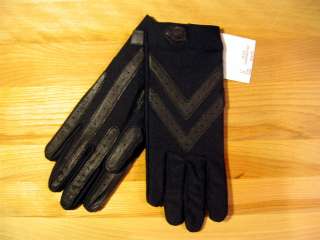 Isotoner Stretch Shorty UNLINED Driving Gloves Leather Grips No Lining 