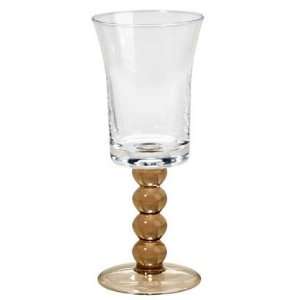   Impressions Bronze Pearl Stem Wine, Set of 4