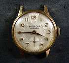 VINTAGE SWISS HISLON GOLD PLATED WATCH 17J Wind Up SUB 