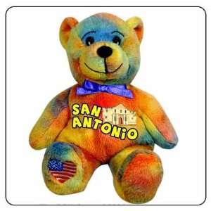   San Antonio Symbolz Plush Multicolor Bear Stuffed Animal Toys & Games