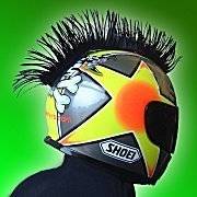 New Black Mohawk for Snowmobile ATV Mx Helmet Sled