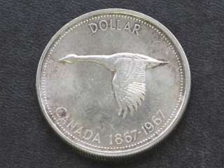 1967 Canada Silver Dollar Elizabeth II Canadian A6133L  