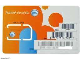 Cingular AT&T USA gsm sim card with $25 activated  