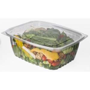 64 oz. EcoProducts Rectangular PLA Corn Plastic Deli Food Containers,