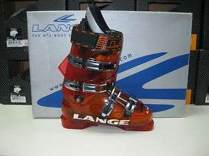 Lange Ski Boots Free Ride 130 Orange 7.5 new mens  