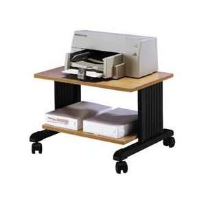  Company  Printer Stand,2 Level,23 5/8x20x15 3/8,BK/Medium Oak 