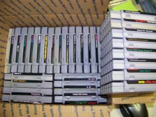 SNES Video Games Lot of 6 Super Nintendo Entertainment System Sports 