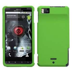  Green Rubberized Protector Case Hard Cover for Motorola 