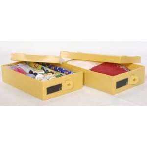 Sturdy Plastic Under Bed Storage Boxes 