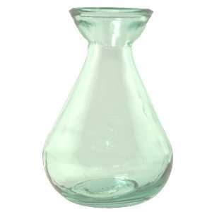   Green Teardrop Reed Diffuser Bottle, Recycled Glass