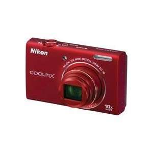   Digital Camera, Red   Refurbished by Nikon U.S.A.