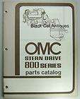   1978 OMC Outboard Marine Corp Stern Drive Parts Catalog 800 Series NOS