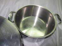   ply STAINLESS STEEL 6 qt ALL CLAD STOCK SOUP STEW POT PAN  