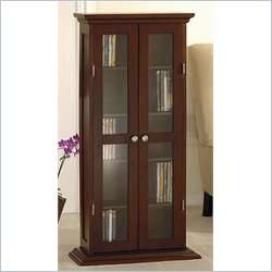   //VHS Cabinet Walnut CD & DVD Media Storage 021713949448  