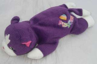 Lisa Frank Plush Beanbag Purple Cat Playtime Rainbow 8  