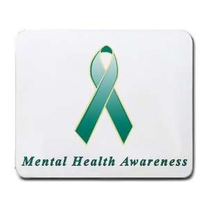  Mental Health Awareness Ribbon Mouse Pad