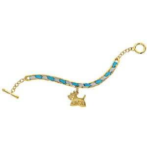  Scottie Blue Ribbon Bracelet Jewelry