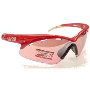  crow pro sunglasses   Red Frame with Makrolon® litemirror Rose 