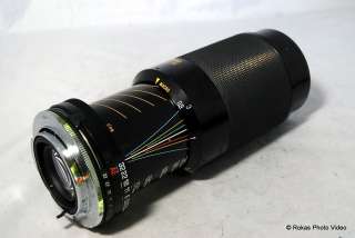   Pentax PK fit Tamron Adatall 80 210mm f3.8 4 BBAR CF tele macro lens