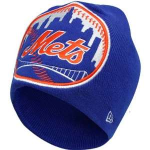  New Era New York Mets Youth Royal Blue Big One II Beanie 