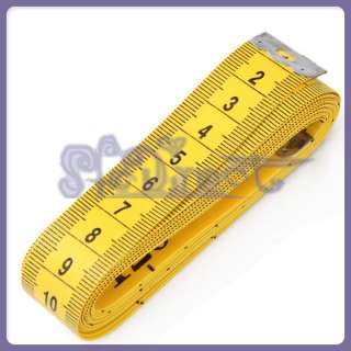 New Yellow Soft Ruler Tape Measure Sewing Tailor 120  