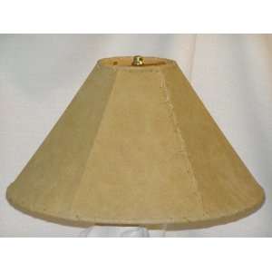  Western Leather Lamp Shade   16 Gold Pig Skin