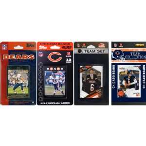  NFL Chicago Bears 4 Pack Trading Card Set Sports 